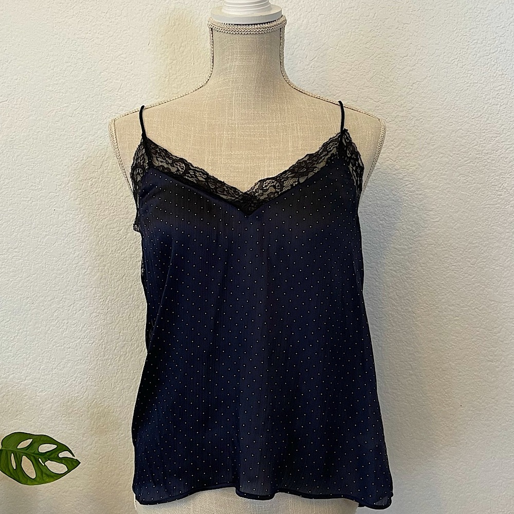 Navy blue Zara camisole with size Small